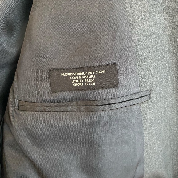 Jos. A Bank Men's Wool Charcoal Suit Blazer - 42L - Picture 7 of 10
